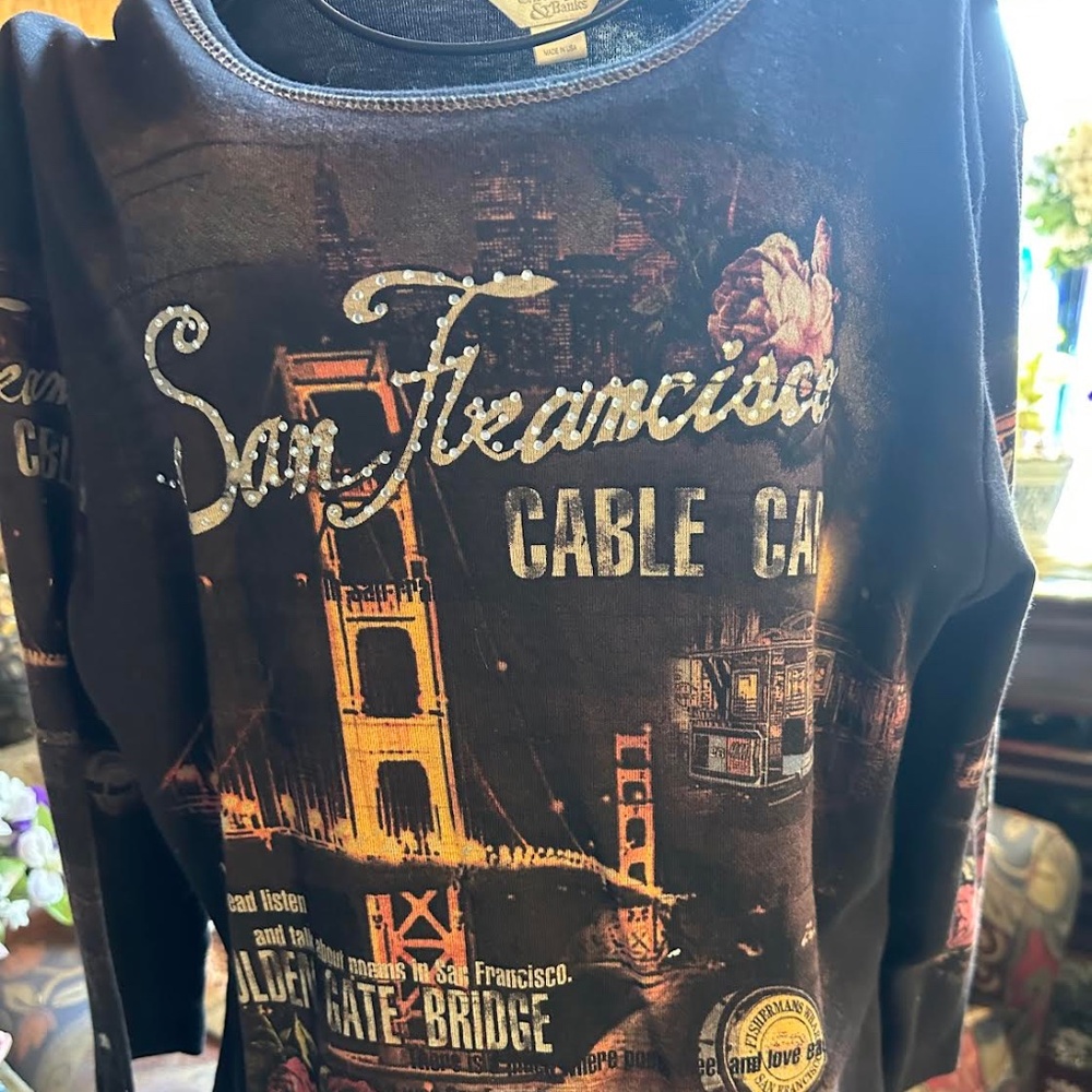 SAN FRAN T SHIRT LONG SLEEVE - CHRIS / BANKS